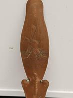 Antieke Koperen Briefopener - Molen & Bloemmotieven / 389, Antiek en Kunst, Antiek | Koper en Brons, Ophalen of Verzenden, Koper