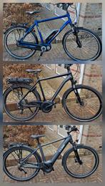 Diverse elektrische herenfietsen Bosch middenmotor, Zo goed als nieuw, 50 km per accu of meer, 55 tot 59 cm, Ophalen