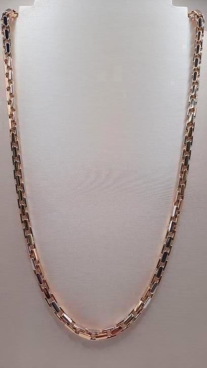 gouden fantasie ketting 14kt, Sieraden, Tassen en Uiterlijk, Kettingen, Nieuw, Goud, Goud, Ophalen of Verzenden