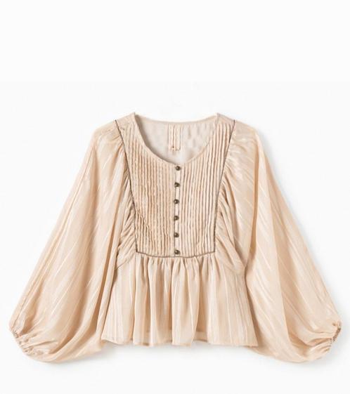 NKN Nekane blouse en riem, Kleding | Dames, Tops, Zo goed als nieuw, Lange mouw, Ophalen of Verzenden