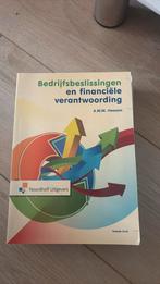 Bedrijfsbeslissingen en financiele verantwoording, Ophalen, Zo goed als nieuw, A.W.W. Heezen