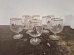 Arcener bockbier bierglazen 9 stuks, Ophalen of Verzenden, Zo goed als nieuw, Glas of Glazen, Overige merken