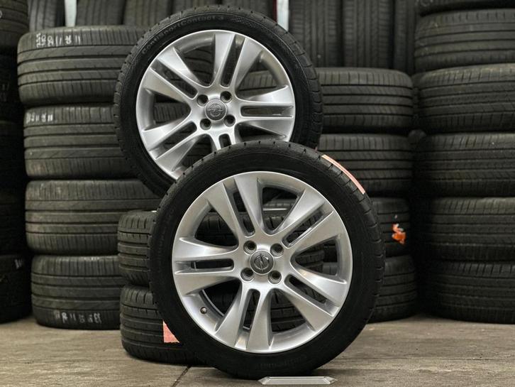 Mooie 17 inch zgan Zomerset Opel Corsa D 7mm contintl €499,-, Auto-onderdelen, Banden en Velgen, Banden en Velgen, Zomerbanden
