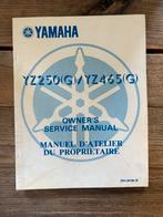 Yamaha YZ250/YZ465 Service Manual, Ophalen of Verzenden, Yamaha