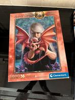 Anne Stokes draken puzzel 1000 stukjes, Ophalen of Verzenden, 500 t/m 1500 stukjes, Zo goed als nieuw, Legpuzzel