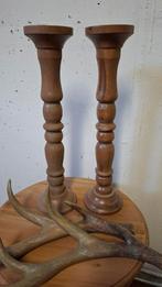 Kandelaars 53cm hoog., Ophalen of Verzenden, Metaal, 50 tot 75 cm