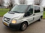 Ford Transit 2.2 TDCI 2009 Longmodel! Dubbelcabine/airco/Ful, Auto's, Bestelauto's, Origineel Nederlands, Te koop, Zilver of Grijs