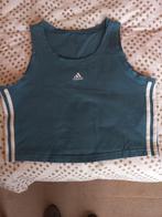 Blauw sporthemd Adidas maat L, Ophalen, Maat 38/40 (M), Blauw, Adidas