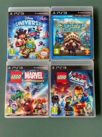 PS3 Games Bundel - Disney, LEGO - 4 Games beschikbaar voor biedingen