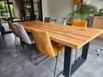 Eetkamertafel Narbonne Eiken 260x100 cm, Ophalen, 200 cm of meer, 50 tot 100 cm, Zo goed als nieuw