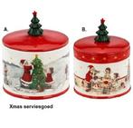 Kerstpot kerstservies Xmas snoeppot in 2 maten, Diversen, Kerst, Verzenden, Nieuw