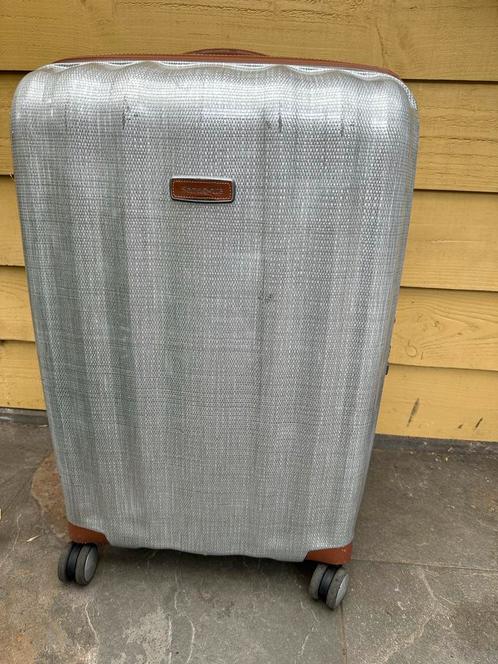 Samsonite Koffer met Cijferslot en Wieltjes, Sieraden, Tassen en Uiterlijk, Koffers, Gebruikt, Hard kunststof, 70 cm of meer, 45 tot 55 cm