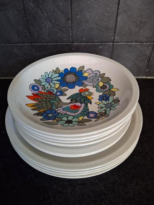 Pontesa borden in nieuwstaat . Alles samen voor:, Antiek en Kunst, Antiek | Servies los, Ophalen of Verzenden