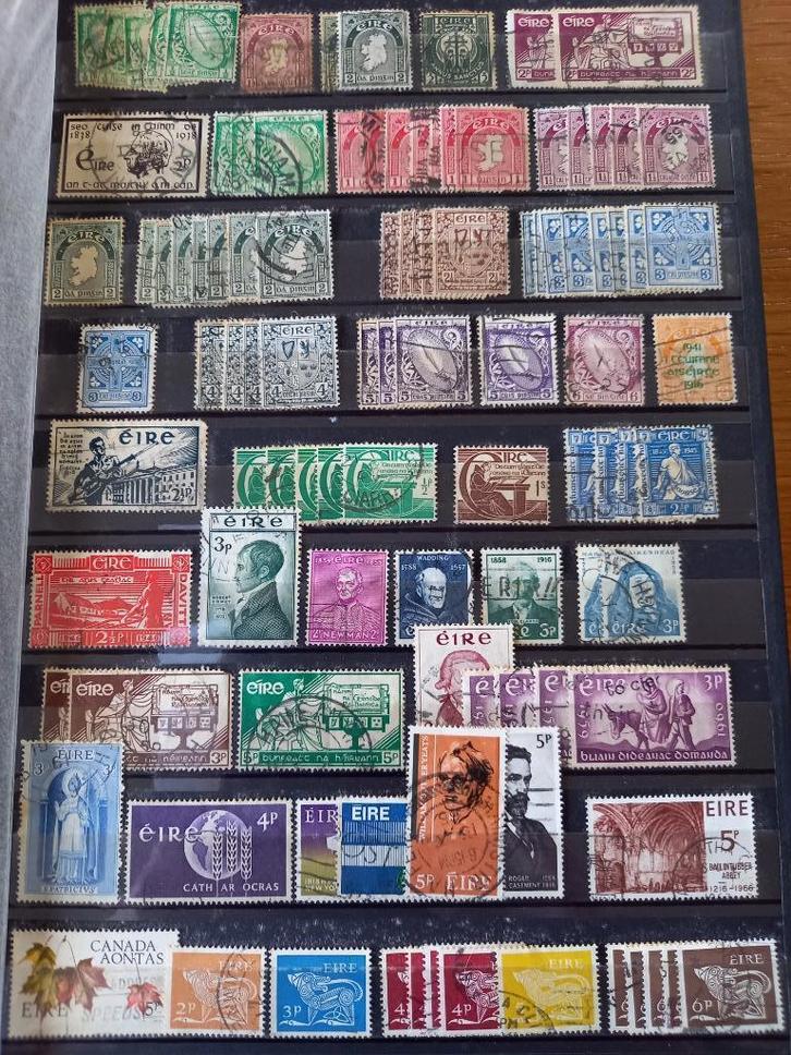 2 stockboeken Ierland, Postzegels en Munten, Postzegels | Volle albums en Verzamelingen, Buitenland, Ophalen of Verzenden
