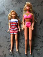 Vintage barbie en skipper poppen  In beach outfit., Ophalen of Verzenden, Zo goed als nieuw, Barbie