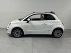 Fiat 500C 0.9 TwinAir Turbo Cult CLIMA / LEER / ELK.PAKKET, Gebruikt, Euro 6, Cabriolet, Wit