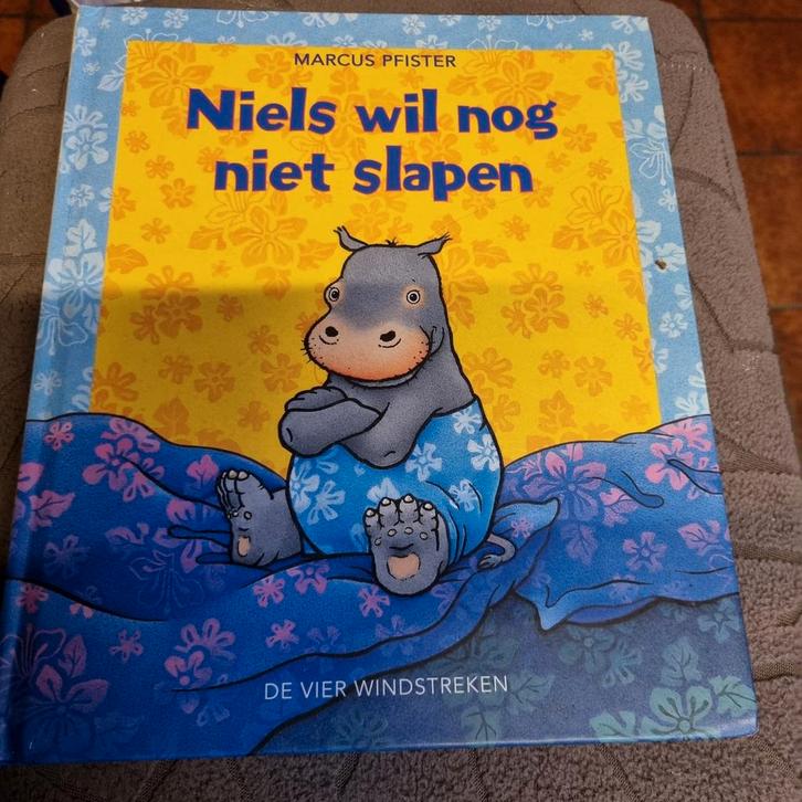 Niels wil nog niet slapen - Marcus Pfister, Boeken, Prentenboeken en Plaatjesalbums, Gelezen, Prentenboek, Ophalen of Verzenden