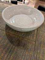 Riviera Maison craquele schaal, Ophalen, Zo goed als nieuw, Rond, Glas