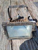 Bouwlamp 150 watt, Ophalen of Verzenden, Gebruikt, 50 tot 200 watt, Lamp met armatuur