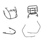 Sierbeugelset Glans Zwart Agm Vx50 / Btc Riva 136011, Ophalen of Verzenden, 50cc-Scooterparts, Info@50cc-scooterparts.nl, Veen