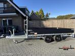 NIEUWE Henra plateauwagen Black label 350x185 2700KG + Slede, Nieuw