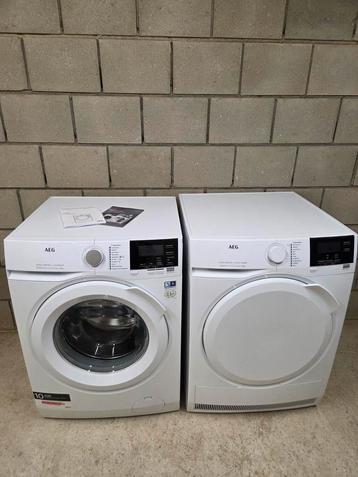 Wasmachine aeg en warmtepompdroger 8 kilo  beschikbaar voor biedingen