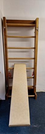 Vintage gymrek, wandrek fitness toestel, Sport en Fitness, Ophalen, Gebruikt, Bruin, Materiaal