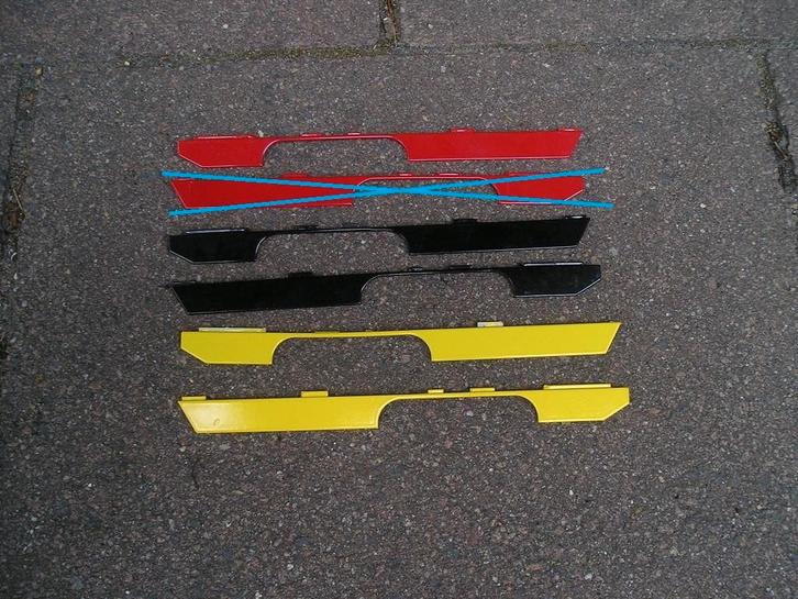 Dichte zijafscherming voor de oudere 3 assige Tekno trailers, Hobby en Vrije tijd, Modelauto's | 1:50, Nieuw, Bus of Vrachtwagen