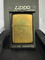 Zippo - Solid Brass Great Harry - 1993, Verzamelen, Rookartikelen, Aanstekers en Luciferdoosjes, Verzenden, Gebruikt, Aansteker