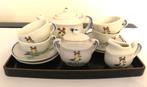 Poppenserviesje met kuikentje + dienblaadje, jaren 60, Antiek en Kunst, Ophalen of Verzenden