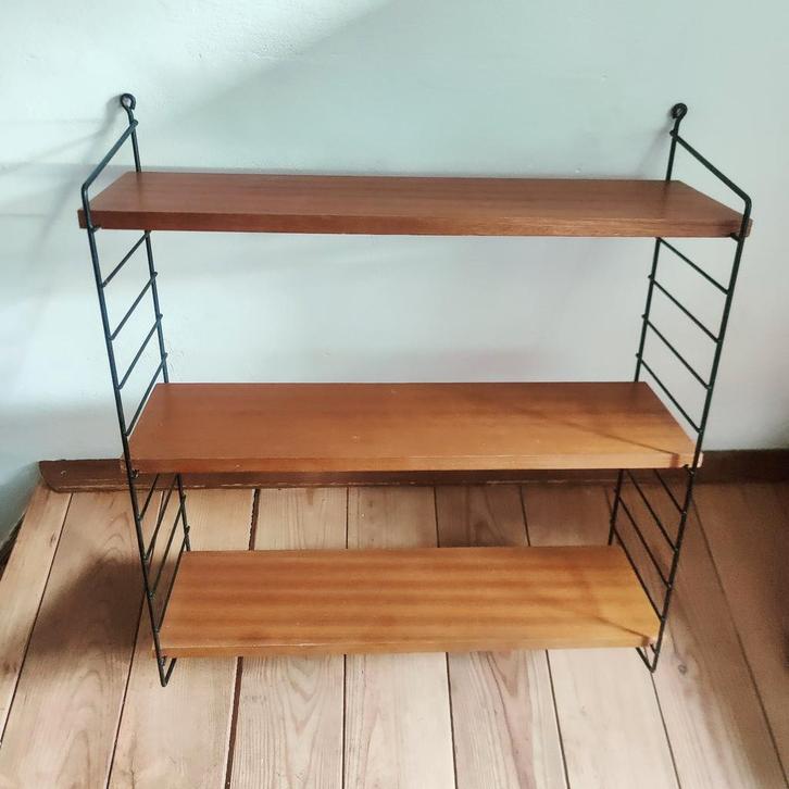 Nisse string Wandrek 3 planken, Huis en Inrichting, Woonaccessoires | Wandplanken en Boekenplanken, Ophalen of Verzenden