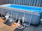 Intex zwembad 300 x 175 x 80 cm incl. Solar bol, Tuin en Terras, Zwembaden, Ophalen, Gebruikt, Minder dan 80 cm, Minder dan 200 cm