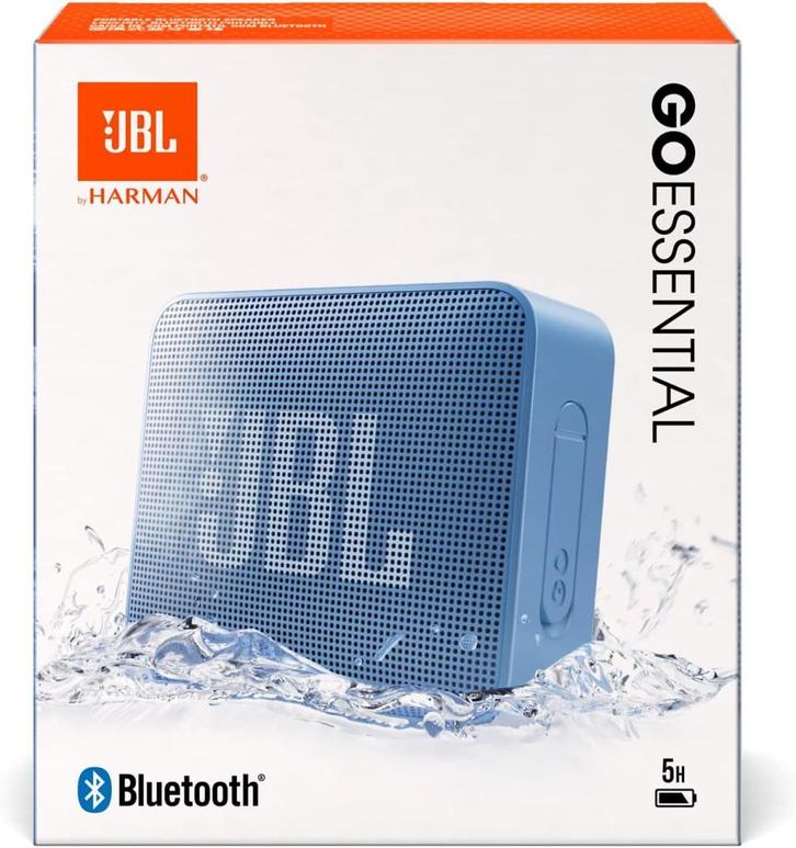 JBL Go Essential Blauw, Audio, Tv en Foto, Luidsprekers, Nieuw, Center speaker, Minder dan 60 watt, Ophalen of Verzenden
