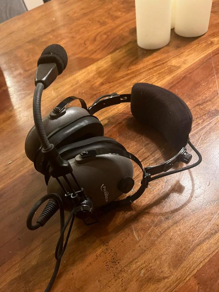 PH-40 XLM Piloten Headset, Audio, Tv en Foto, Koptelefoons, Gebruikt, Over oor (circumaural), Overige merken, Ophalen of Verzenden