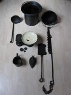 Antiek Gietijzere  kunst objecten als set, ook los te koop ., Antiek en Kunst, Antiek | Emaille, Ophalen of Verzenden