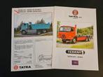 2 Leaflets Tatra Trucks, Ophalen of Verzenden, Zo goed als nieuw, Overige merken