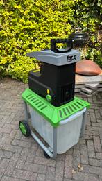 Elektrische Hakselaar For.Q met opvangbak – Zeer nette staat, Tuin en Terras, Ophalen, Zo goed als nieuw, Met opvangbak