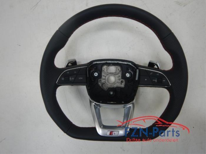 Audi Q7 4M S-Line Stuur MF+F1+VIEW Rood stiksel, Auto-onderdelen, Besturing, Gebruikt, Ophalen