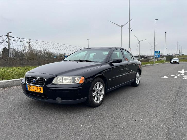 Volvo S60 2.4 170PK AUT 2004 Zwart, Auto's, Volvo, Particulier, S60, Airbags, Airconditioning, Bluetooth, Centrale vergrendeling