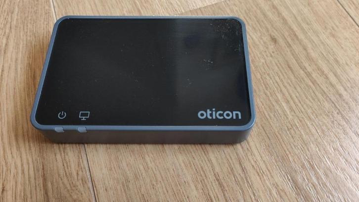 Set Oticon TV adaptor en streamer, Diversen, Verpleegmiddelen, Zo goed als nieuw, Ophalen of Verzenden