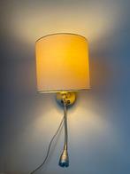 2x Wandlamp met Leeslampje - Apart Schakelbaar, Huis en Inrichting, Lampen | Wandlampen, Ophalen, Zo goed als nieuw, Stof