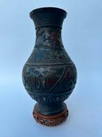 Antieke Japanse Cloisonne Vaas, Ophalen of Verzenden