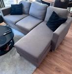 Hoekbank, Huis en Inrichting, Banken | Complete zithoeken, Ophalen, Zo goed als nieuw, Stof, .