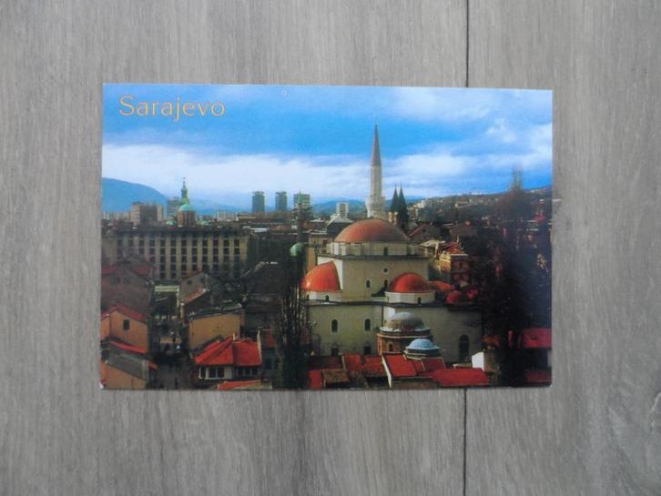 Ansichtkaart Sarajevo Gazi Husrev-Begmoskee, Bosnia, Verzamelen, Militaria | Algemeen, Landmacht, Nederland, Ophalen of Verzenden