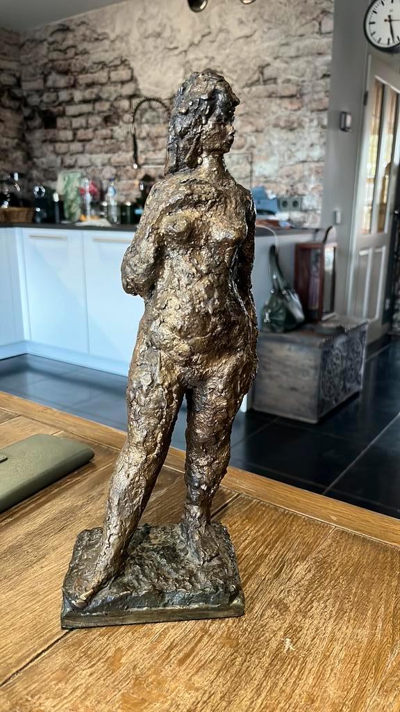 Gesigneerd brons beeld “ruw naakt” Jean & Marianne Bremers, Antiek en Kunst, Kunst | Beelden en Houtsnijwerken, Ophalen of Verzenden