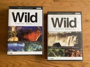 Wild Series Deel 1 & 2 - BBC Natuur Documentaires (12 DVD'S) beschikbaar voor biedingen