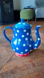 Oilily polka dots limited edition blauwe theepot, Ophalen of Verzenden, Zo goed als nieuw, Overige stijlen, Overige typen