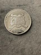 Benin 1000 CFA Zilveren Munt 2001, Verzenden, Midden-Oosten, Losse munt, Zilver