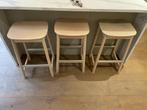 3x RÖNNINGE Bar stools, Ophalen, Gebruikt, Met voetsteun, 60 tot 90 cm
