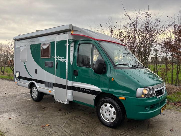 Dethleffs Globebus 2, Caravans en Kamperen, Campers, Bedrijf, tot en met 3, Buscamper of Camperbus, Dethleffs, Fiat, Diesel, Handgeschakeld